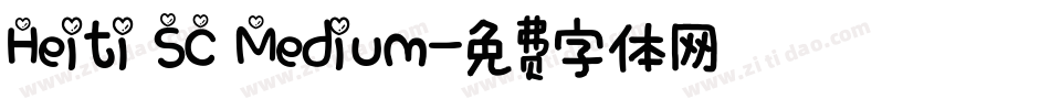 Heiti SC Medium字体转换